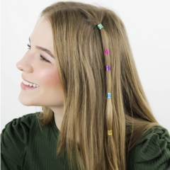 Kit com 20 tererês coloridos (anel) para penteados - comprar online
