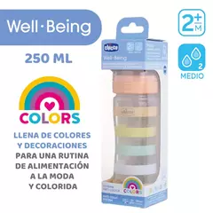 Mamadera Chicco Well Being 250 Ml 2m+