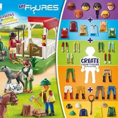 Playmobil My Figures: Rancho de Caballos - 70978 - comprar online