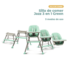 Silla de Comer 3 en 1 Pikaboo Jazz Verde - tienda online