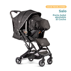 Coche Travel System Compacto Pikaboo Salo Negro