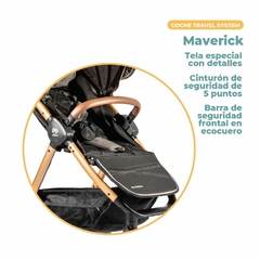 Imagen de Coche Travel System Pikaboo Maverick Negro