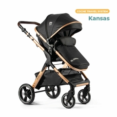 Coche Cuna Travel System Pikaboo Kansas Negro