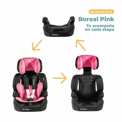 Silla De Auto Pikaboo Butaca Boreal Rosado