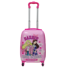 Maleta Infantil 4 Ruedas Barbie 16''