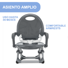 Silla de Comer Tipo Booster Pocket Snack de Chicco Grey en internet