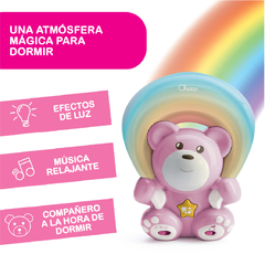 Proyector Osito Arcoíris de Chicco Rosado - comprar online
