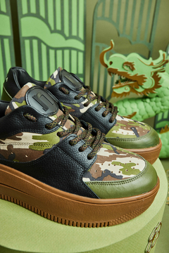 ZAPATILLA DRACO CAMUFLADO - Natacha Shoes