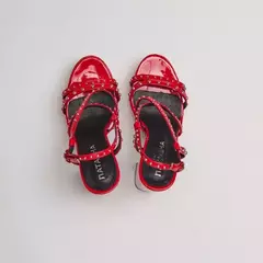 SANDALIA CELINE ROJO - Natacha Shoes