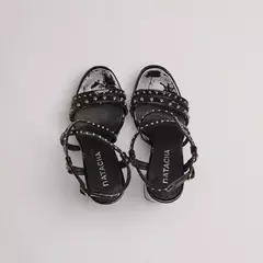 SANDALIA CELINE NEGRO - Natacha Shoes