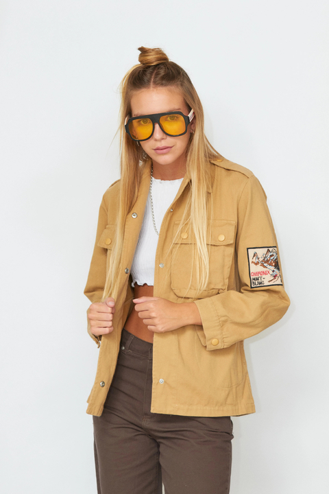 Chaqueta color camel on sale