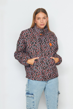 PUFFER EKSTER ANIMAL PRINT