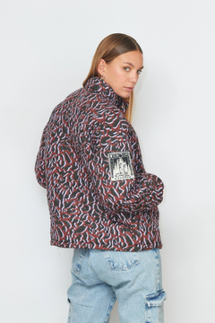 PUFFER EKSTER ANIMAL PRINT - Natacha Shoes