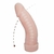 Pênis Vertebrado em Cyber Skin® 16 x 4,5 cm - Bege
