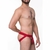 Cueca Jockstrap vermelha com abertura lateral