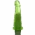 Pênis em gel Aroma Hortelã - 16 x 4 cm verde translúcida - com vibrador multivelocidade