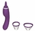 Vibrador Ponto G Bomba de Sucção Vaginal Recarregável com Língua Texturizada 8 modos de Vibração