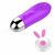Bullet Mini Recarregável 12 vibrações em Silicone Macio Roxo Controle Remoto Vibration Egg - comprar online