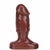 Plug Anal em Jelly Ultra Macio - 10,5 X 3,5 cm - Chocolate