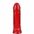 Pênis em Jelly Vermelho 19,5 x 4 CM -Super Macio e Flexível