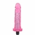 Vibrador formato de Pênis em Jelly Rosa 17,5 x 4 CM -Super Macio e Potente.