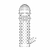 Capa Peniana Texturizada Com Estimulador de Clitóris 12,5 - Love Nest - comprar online
