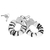 Algema em Metal para brincadeira com Pelúcia Listrada Zebra - HANDS CUFFS - comprar online