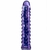 Pênis Uva Cyclic - 23 x 3,5cm na cor lilás translúcida - em gel - comprar online