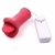 Massageador feminino boquinha com língua - com vibrador - na cor rosa 11 cm