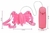 Borboleta mágica rosa - Calcinha com Vibro