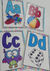 26 cartazes Varal alfabeto impresso plastificado letra bastão e imprensa colorido
