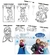 Revista de colorir Frozen para imprimir digital 30 desenhos Elsa