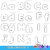 Apostila moldes de letras e números em pdf digital
