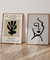 Dupla de Quadros Decorativos Inspirados em Matisse