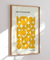 Quadro Decorativo Bauhaus Amarelo