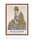 Quadro Decorativo Egon Schiele Edith With Striped Dress Sitting - comprar online