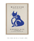 Imagem do Quadro Decorativo Matisse Le Chat Bleu