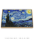 Quadro Van Gogh Noite Estrelada Horizontal - Criativa Quadros Decorativos | Art e Décor