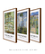 Trio de Quadros Os Jardins de Monet - Criativa Quadros Decorativos | Art e Décor