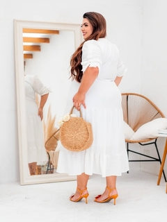 Vestido Plus Size Midi Off Leide - Mi Amore na internet