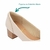 Scarpin Bico Redondo Comfort Salto 4cm - Couro Branco - comprar online