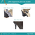 Scarpin Social Comfort 3 opções de Salto e 2 tipos de Solas - Floral 61/ Preto - Personal Shoes