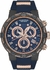 Reloj QUANTUM Hunter Collection para hombre | Color Titanio / Azul Modelo HNG688.090