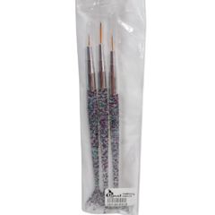 Pincel Liner Sirena Glitter x 3u