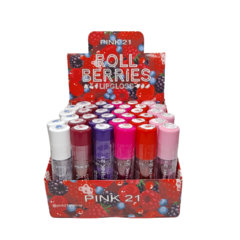 Brillo Labial Rollong Berries Gum Pink 21