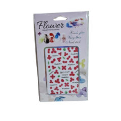 Sticker p/ uñas flores flower - Coral Cosméticos y Accesorios