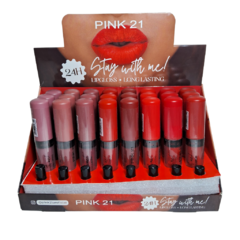 Labial Liquido Stay With Me! 24H Pink 21