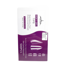 Tips Soft Gel Paris Night caja x 500u Violeta