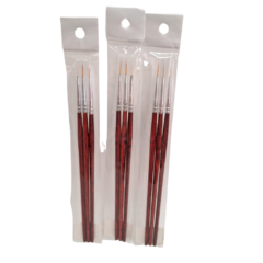 Pincel Liner Marron Corto 1/2/3 x 3u - comprar online