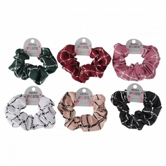 Scrunchies Estampado Cuadrille Moda Point